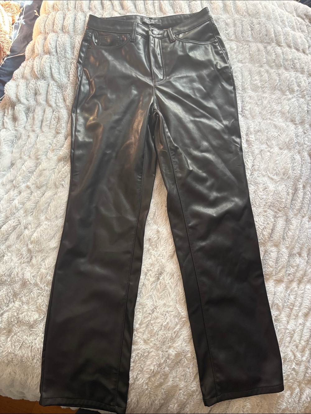 Judy Blue Black Faux Leather Women’s Pants